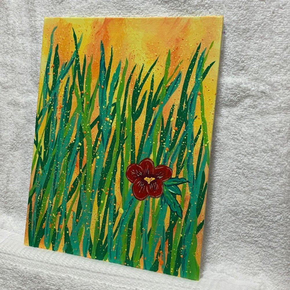Flowers Reaching to the Sky In Springtime 8 x 10
